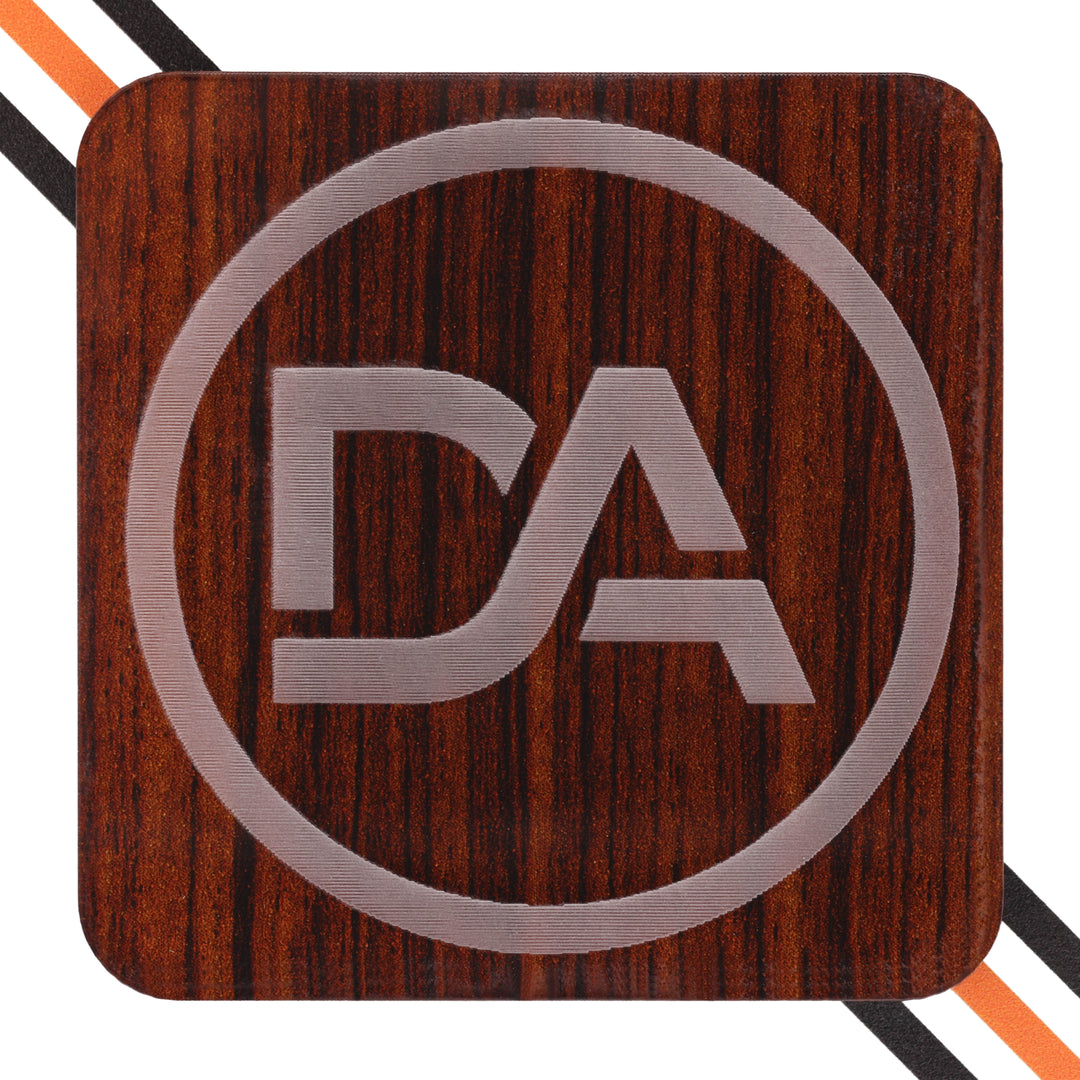 Natural wood-look acrylic sheet with soft engraving-friendly surface