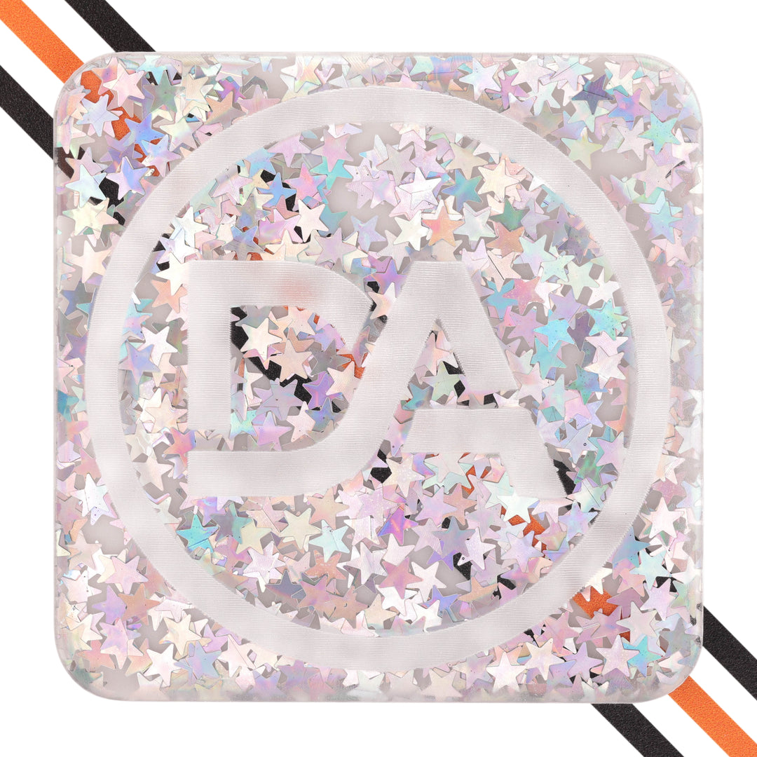 1/8" Iridescent Stars