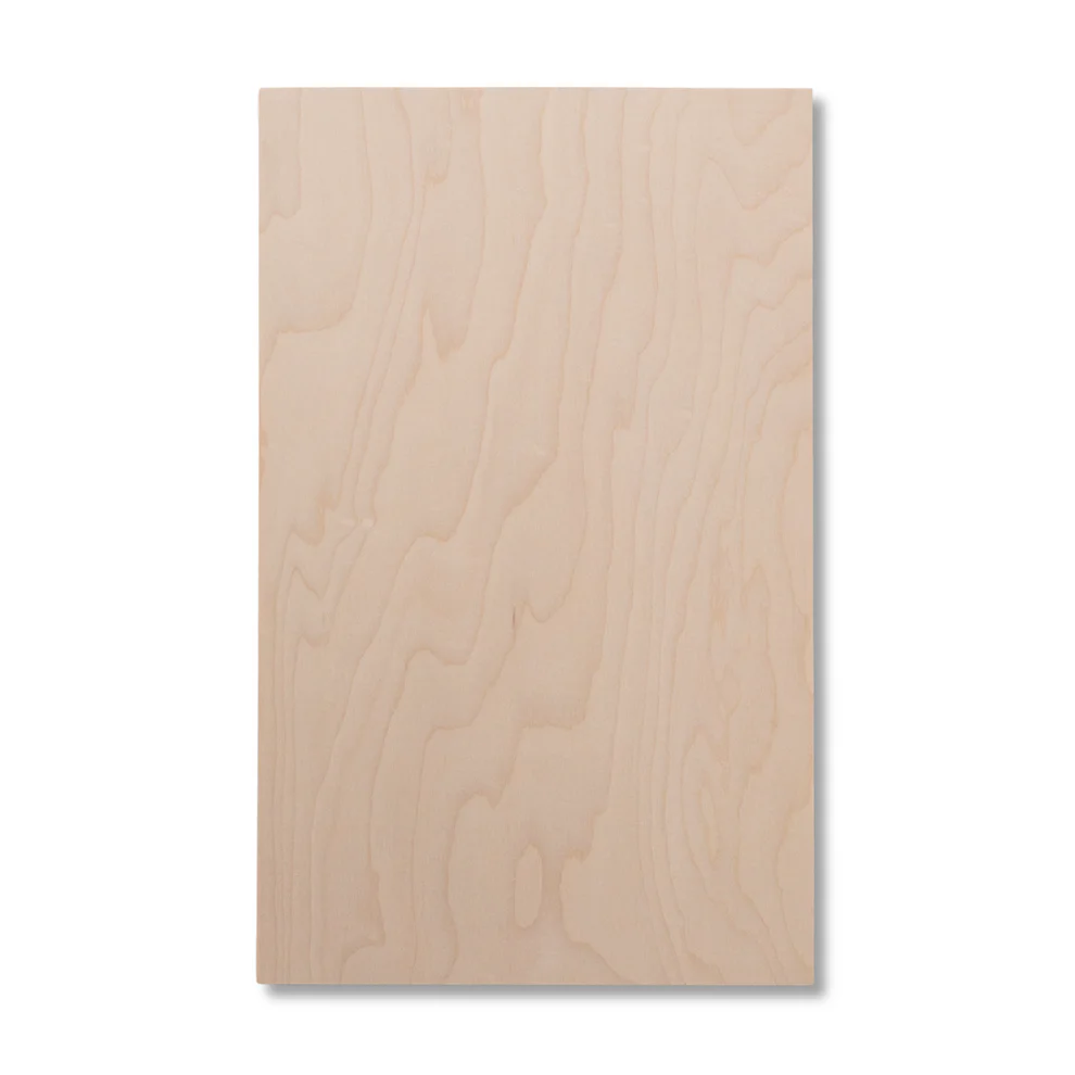 Natural maple MDF sheet with smooth veneer for laser cutting