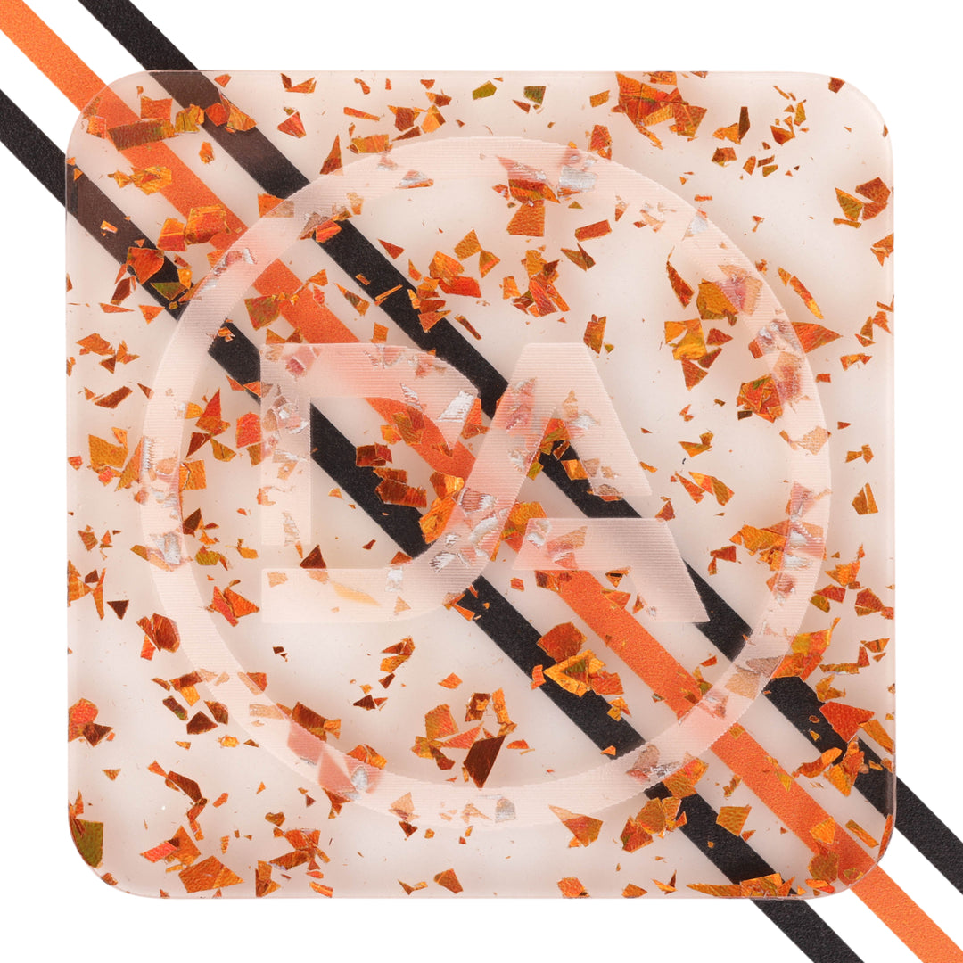 1/8" Orange Flake