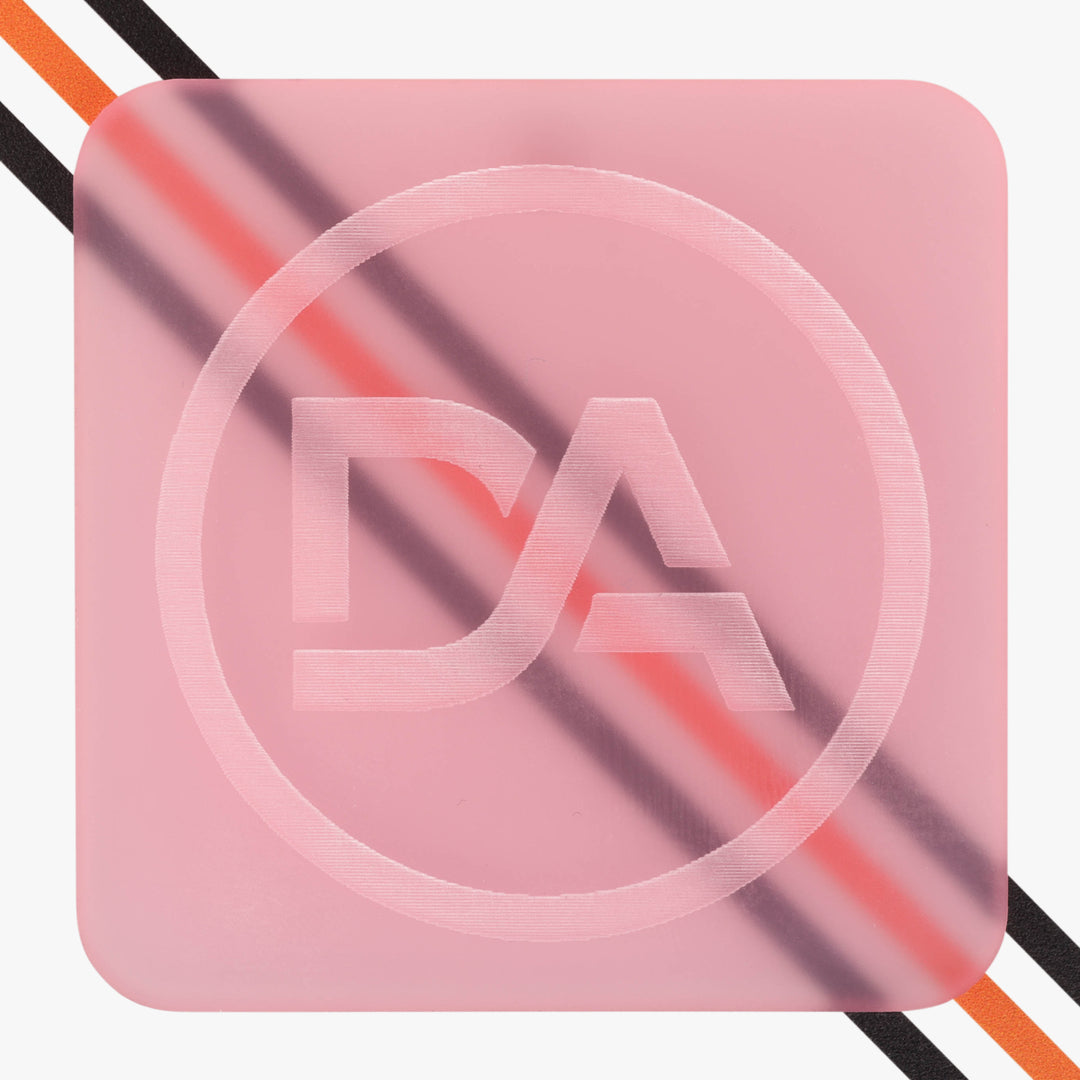 1/8" Pink Frosted Acrylic