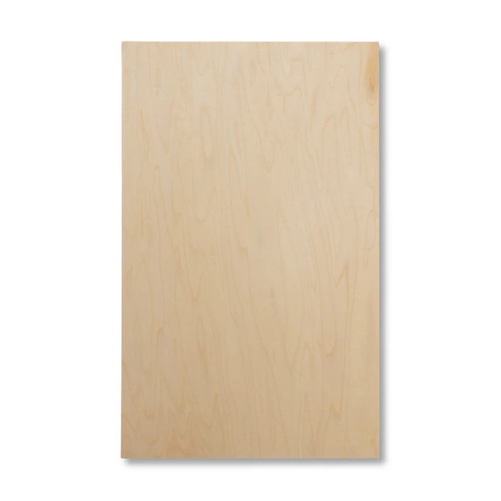Prefinished maple MDF sheet with smooth laserable veneer