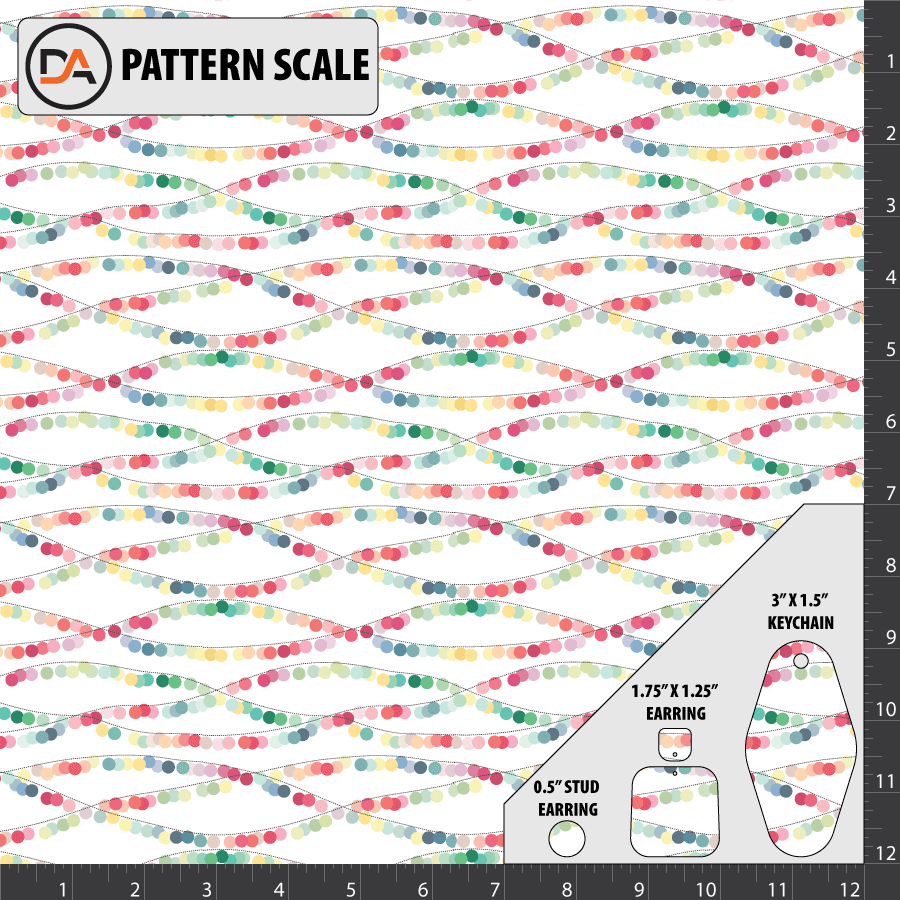 String Light Pattern Circular Pattern D327 - String Lights Pattern – Denver Acrylics