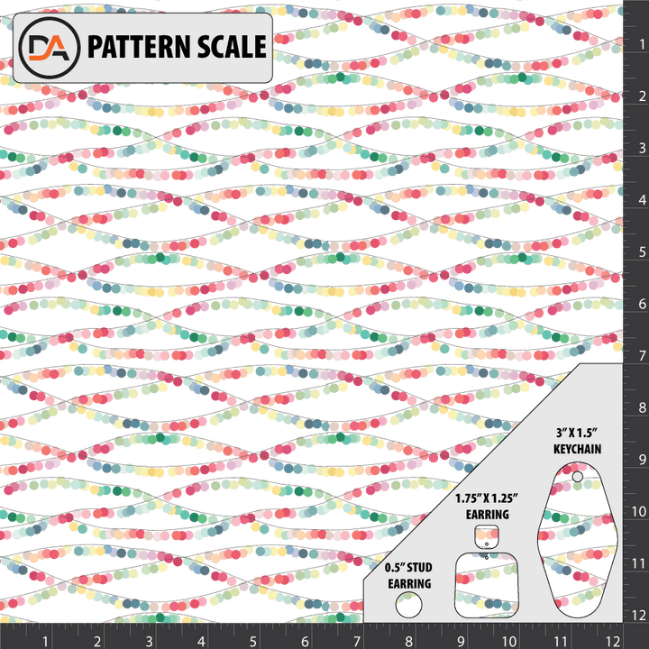 Sunray String Light Pattern D327 - String Lights Pattern – Denver Acrylics