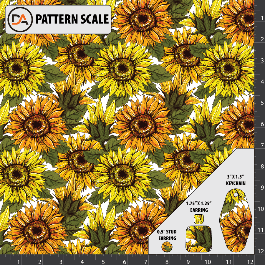 Sunflower Banner Pattern D333 - Sunflowers Pattern – Denver Acrylics