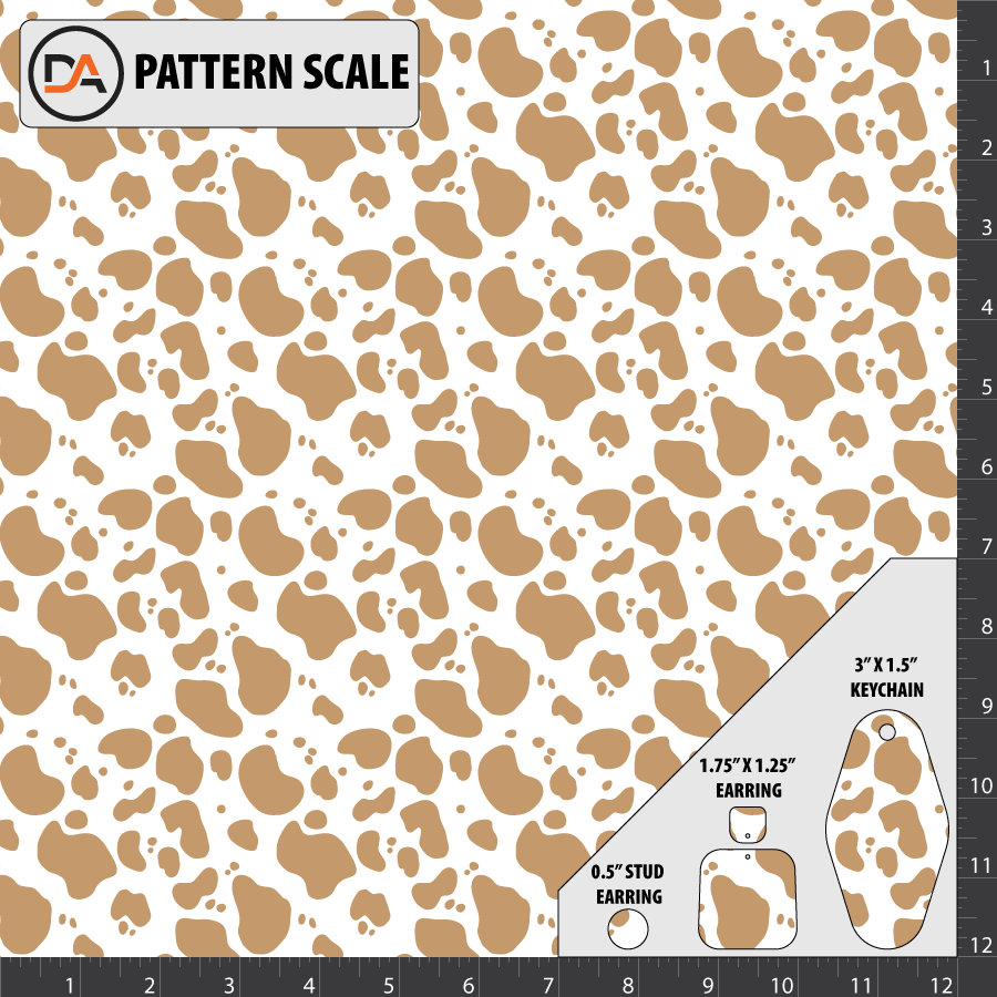 Tan Patch Pattern D339 - Tan Cow Pattern – Denver Acrylics