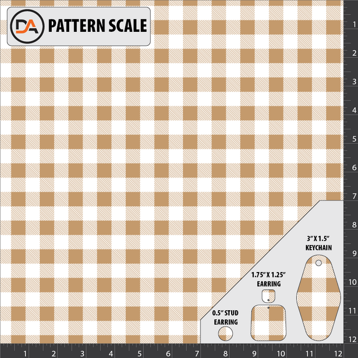 Tan Patch Pattern D343 - Tan Plaid Pattern – Denver Acrylics