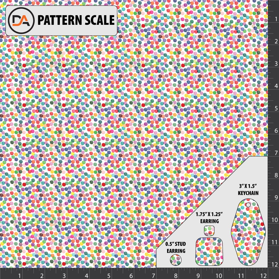 D465 - Watercolor Confetti Pattern – Denver Acrylics