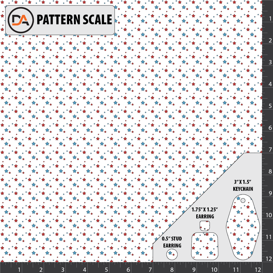 Scattered Stars Pattern D319 - Scattered Stars Pattern – Denver Acrylics