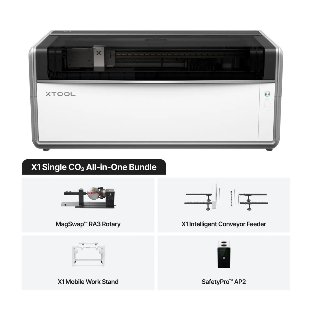 xtool x1 single co₂ all-in-one bundle