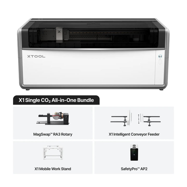 xtool x1 single co₂ all-in-one bundle